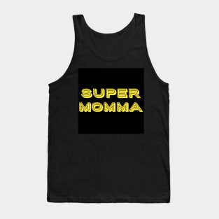 super momma text art Tank Top